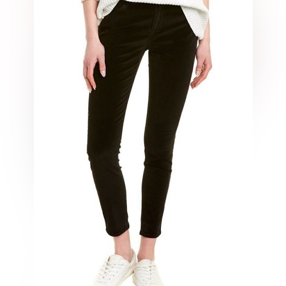 Frame Le High skinny black corduroy pants, size 30